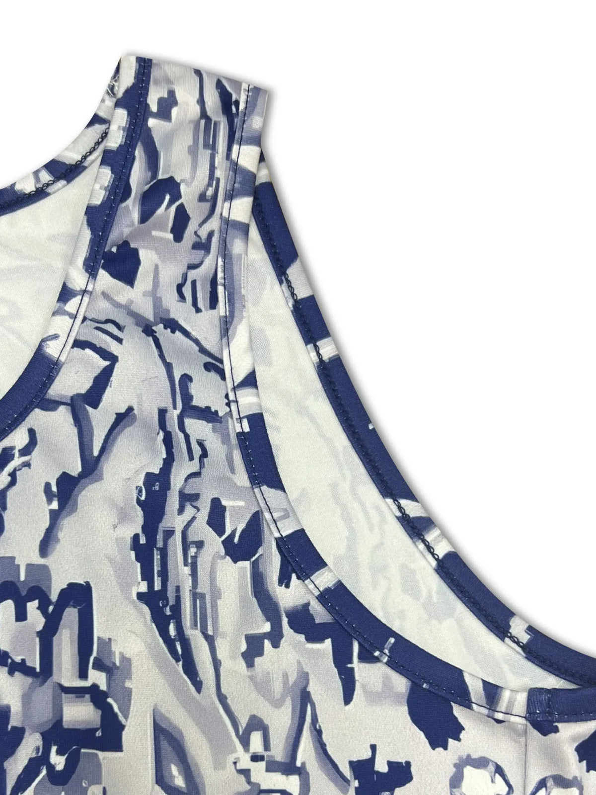 Printed Sleeveless Midi Dress (6)