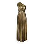 One-shoulder Backless Pleated Skirt High Waist photo 5