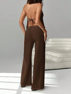 Halter Neck Cami Pants Set (4)