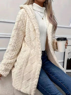 Full Size Button-down Hooded Outerwear Plus (20)