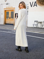 Full Size Collared Open Front Duster Cardigan (5)