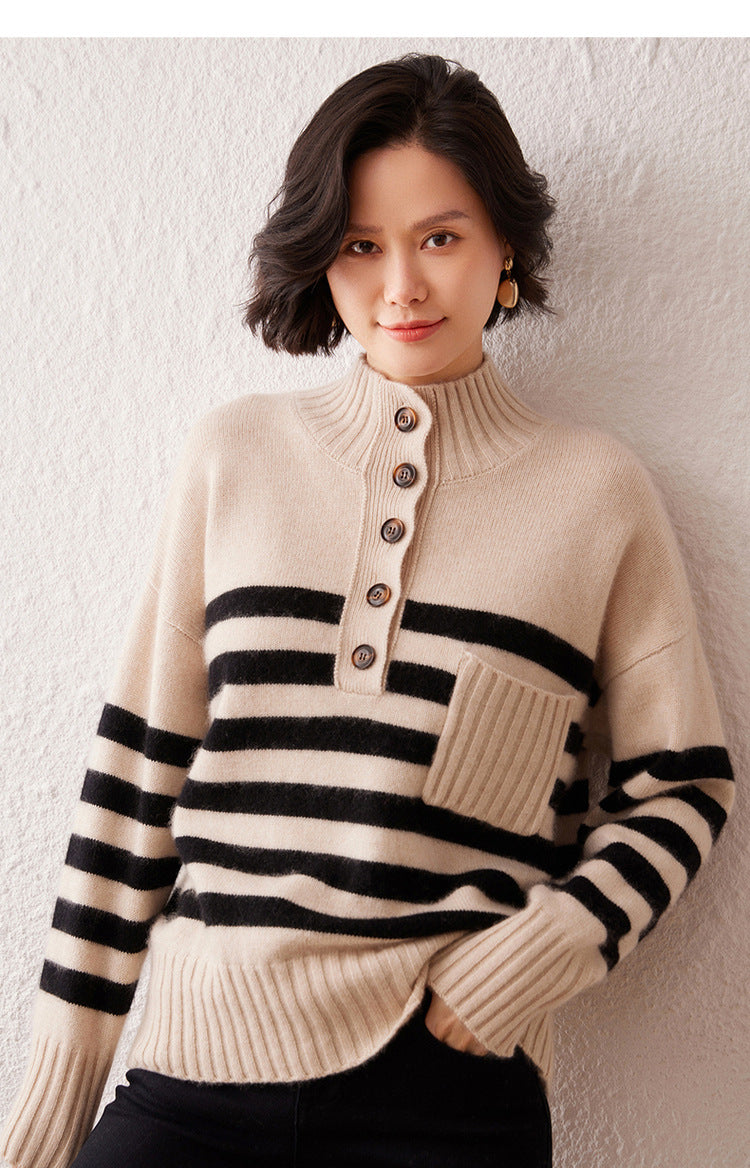 Cashmere Sweater Striped photo 3