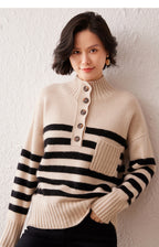 Cashmere Sweater Striped photo 3