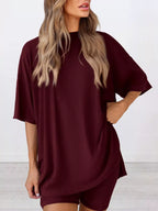 Full Round Neck Two-piece Set (2)