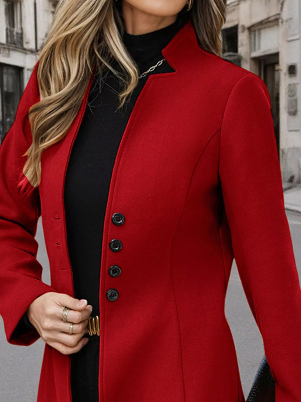 Button Up Long Sleeve Coat (3)