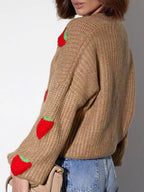Strawberry Button Down Cardigan (9)
