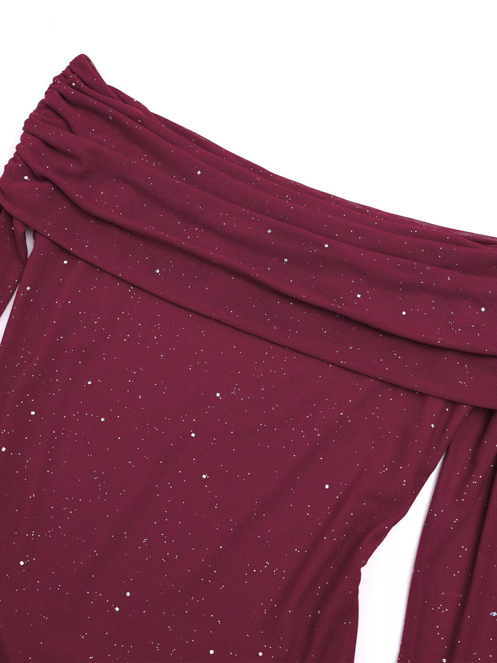 Glitter Off-shoulder Maxi Dress (31)