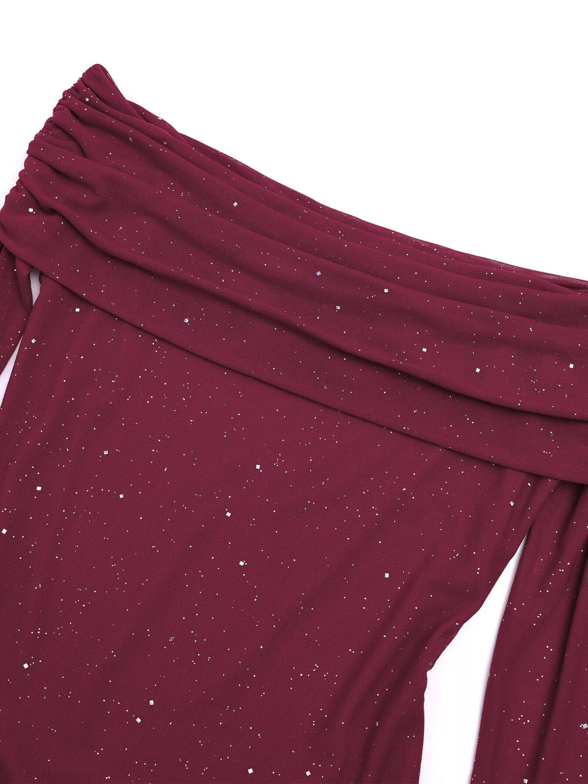 Glitter Off-shoulder Maxi Dress (31)