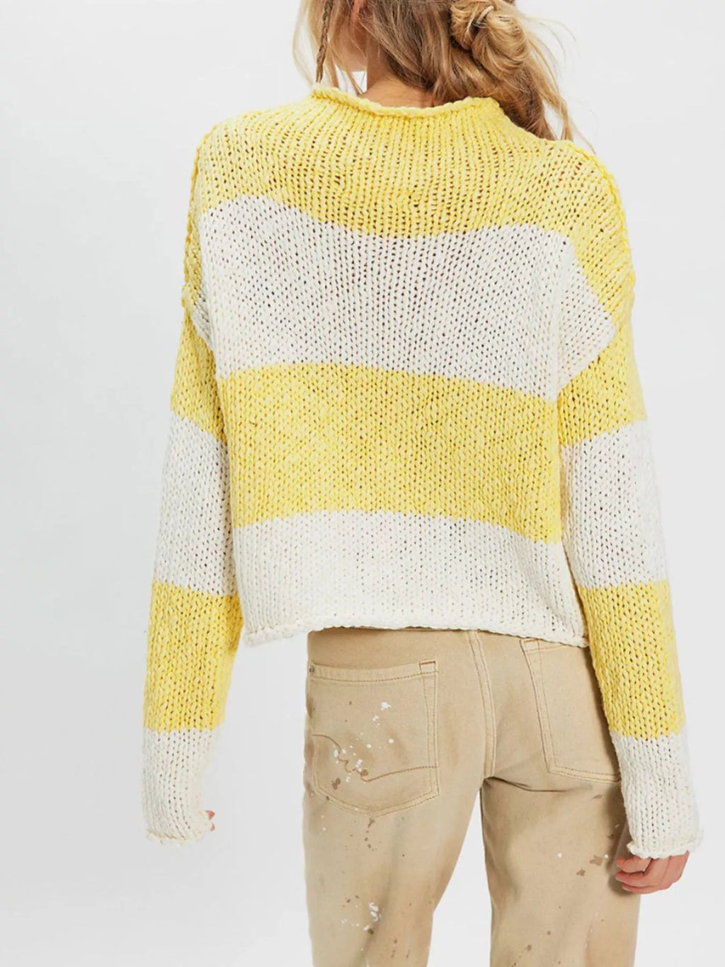 Chunky Knit Striped Sweater (10)