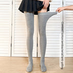 Lengthened Overknee Cotton Socks photo 6