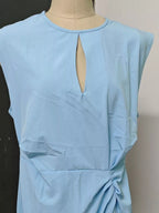 Ruched Waist Sleeveless Dress (3)
