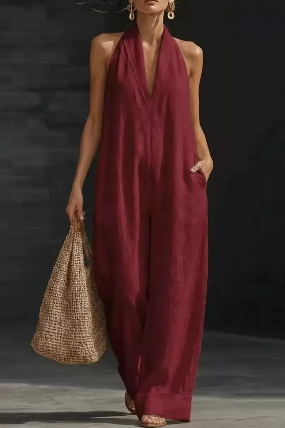 Sleeveless Wide Leg Jumpsuit (13)