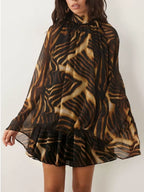 Tie Back Flare Sleeve Mini Dress (23)