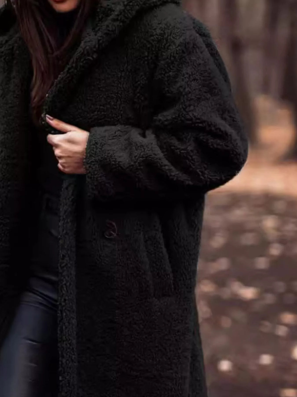 Teddy Bear Hooded Longline Outerwear (23)