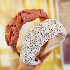 Polka Dot Headband Hair Accessories Simple Folds Wide Brim photo 3