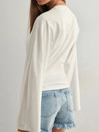 Full Size Long Sleeve Fitted T-shirt Plus (14)