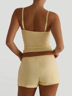 V-neck Cami Shorts Set (12)