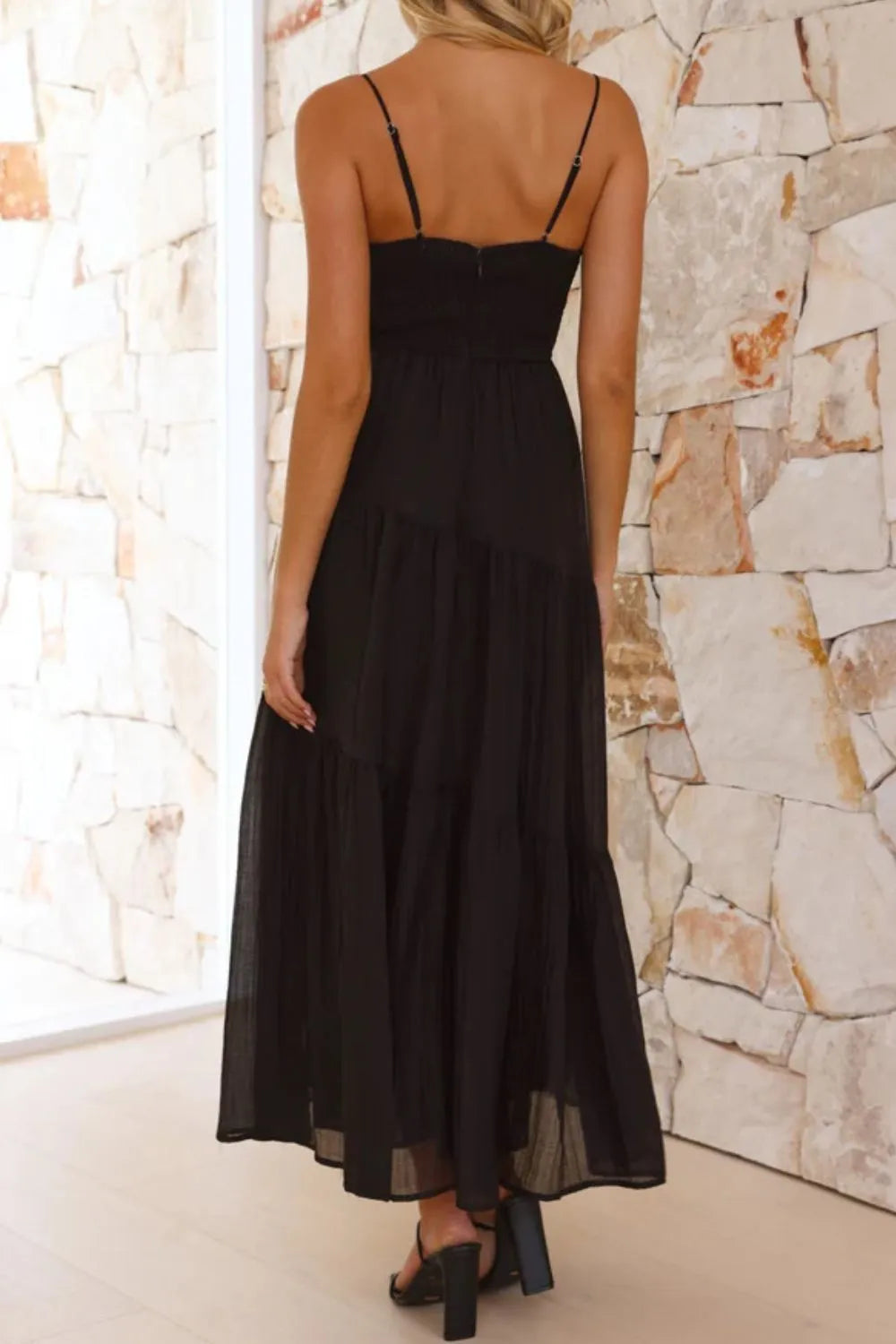 Ruched Smocked Back Cami Dress (13)