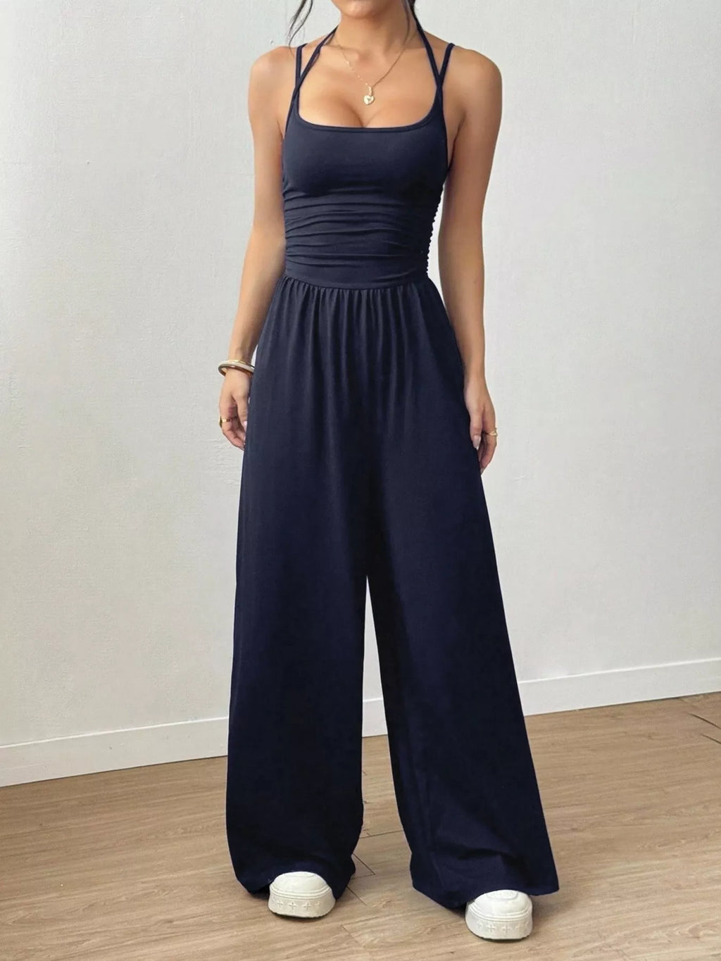 Spaghetti Strap Wide-leg Jumpsuit (15)