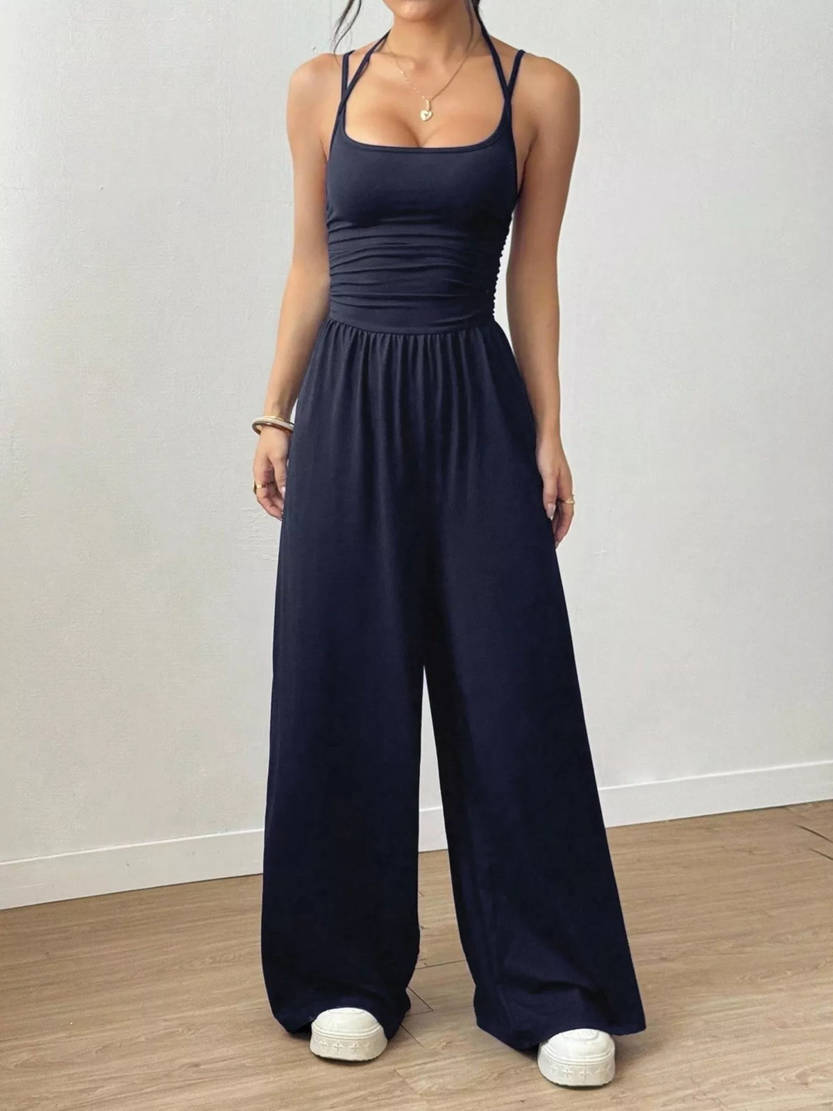 Spaghetti Strap Wide-leg Jumpsuit (15)