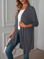 Lightweight Open Front Cardigan (8)