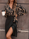 Flower Long Sleeve Dress Mid-length variant CJLY225693001AZ|CJLY225693002BY|CJLY225693003CX|CJLY225693004DW|CJLY225693005EV