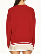 Golf Cart Graphic Dropped Shoulder Sweater (8)