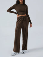 Round Neck Long Sleeve Top Pants Set (10)