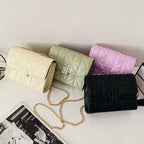 Cross Stitch Thread One Shoulder Messenger Chain Square Bag photo 2