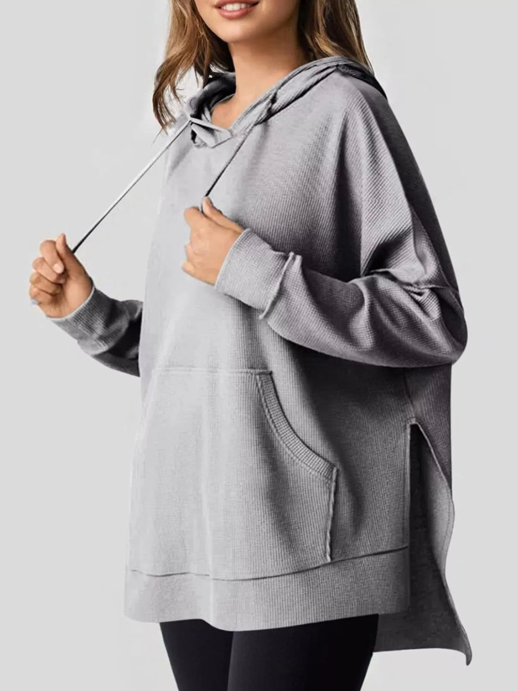 High-low Hoodie Kangaroo Pocket (12)