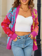 Colorful Open Front Cardigan (13)