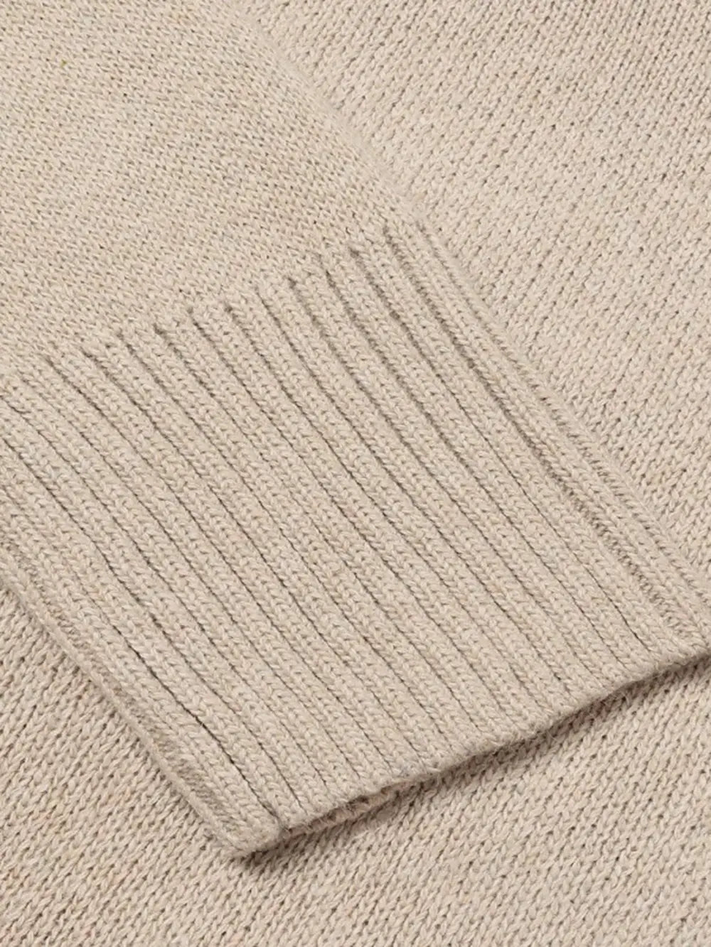 V-neck Long Sleeve Knit Top (11)