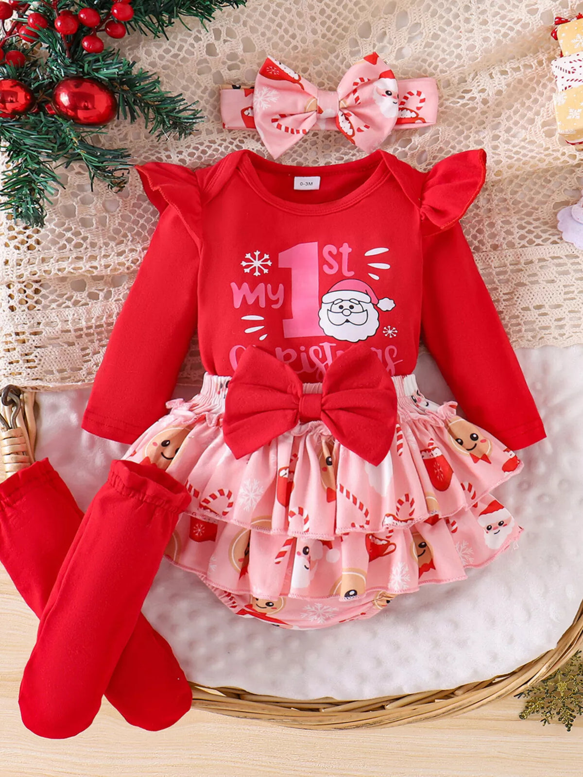 Children's Ruffled Long Sleeve Set (6)