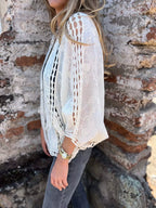 Full Size Embroidered Open Front Cardigan Plus (2)