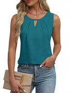 Keyhole Neck Tank Top (13)