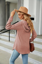 Long Sleeve Hooded Blouse (12)