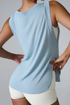 Slit Round Neck Active Tank (12)
