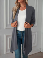 Lightweight Open Front Cardigan (9)