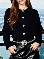 Button-up Drop Shoulder Cardigan (12)