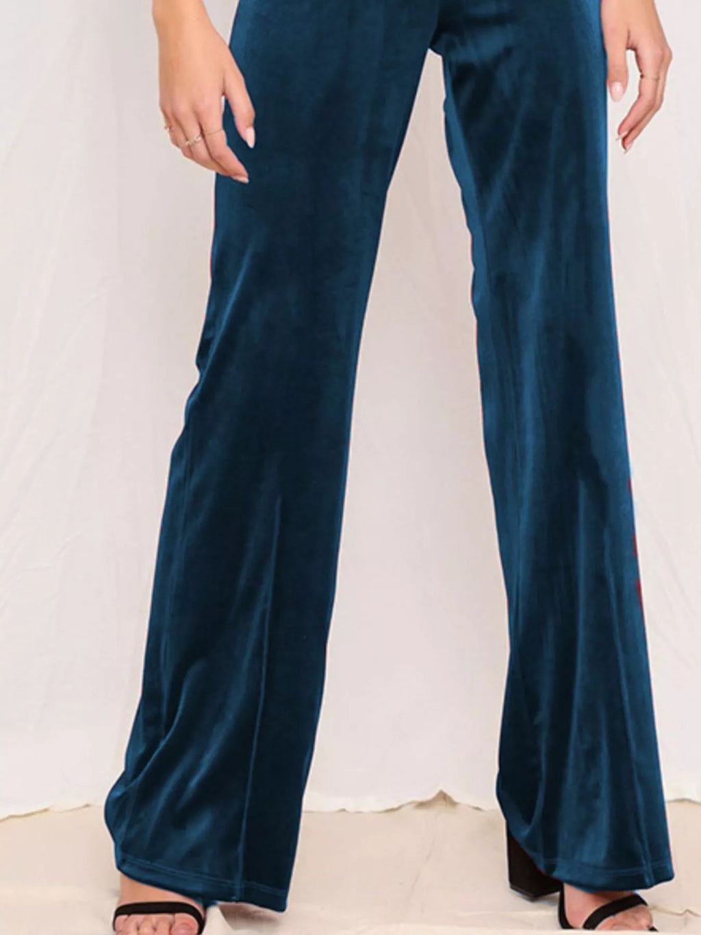 Full Size Velvet Wide Leg Pants Plus (15)