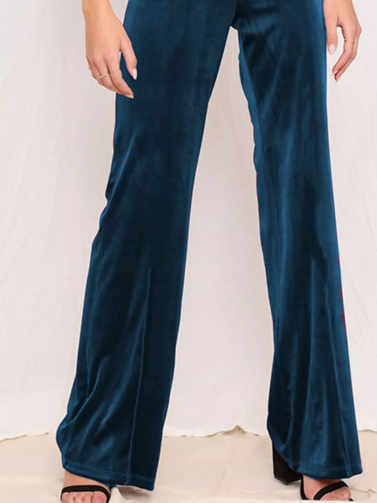 Full Size Velvet Wide Leg Pants Plus (15)