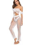Cutout High Waist Swim Pants (12)