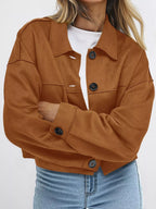 Button-down Cropped Jacket (2)