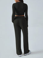 Round Neck Long Sleeve Top Pants Set (8)