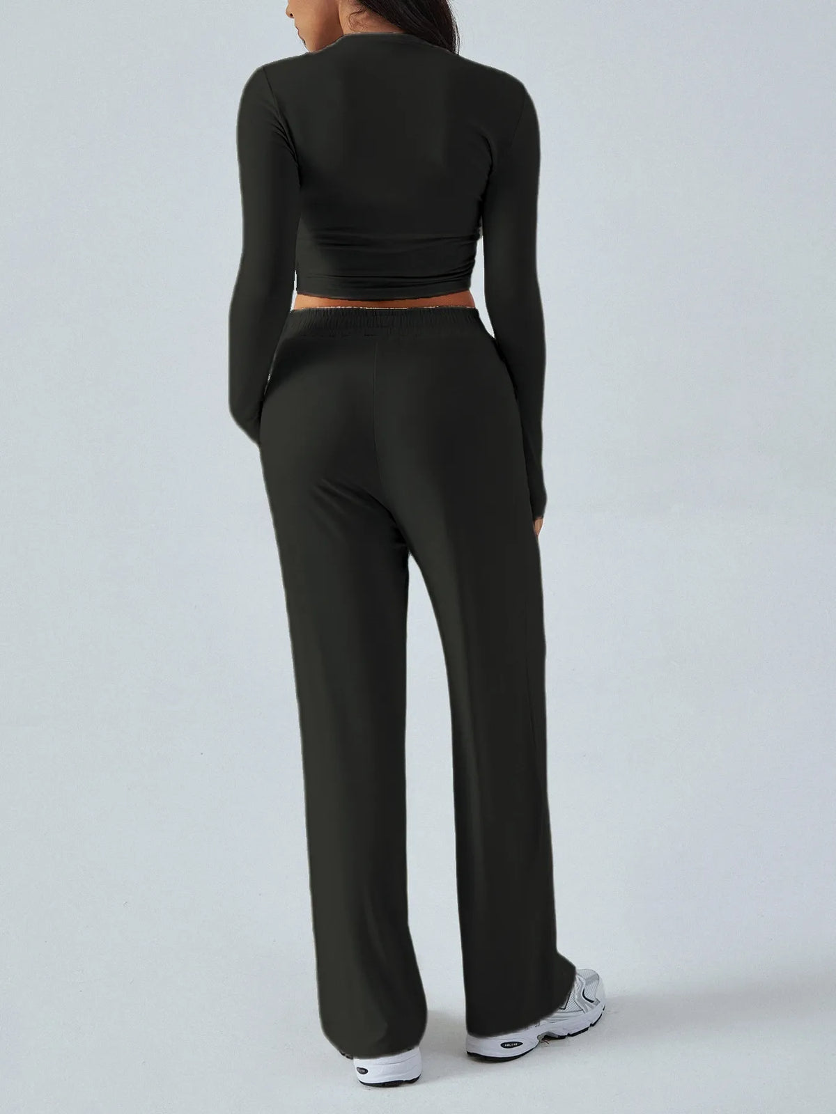 Round Neck Long Sleeve Top Pants Set (8)