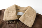 Stand Collar Fur Integrated Lamb Short Coat photo 11