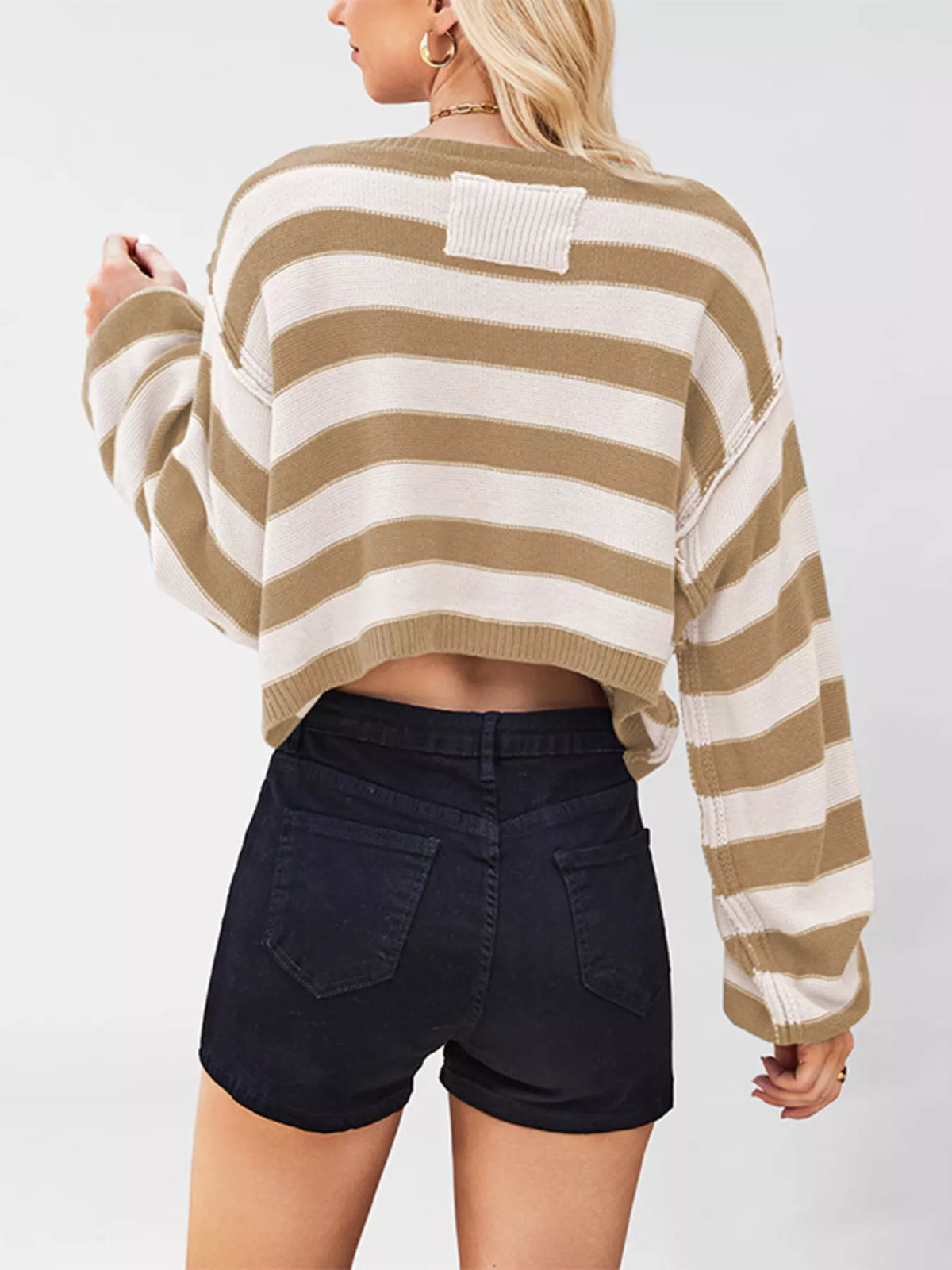 Striped Boat Neck Sweater (7)
