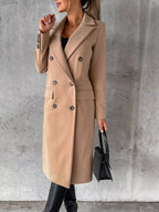 Double-breasted Longline Coat (6)