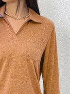 Casual Long Sleeve Polo T-shirt (8)