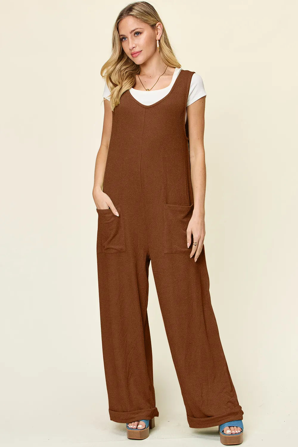 Full Size Texture Sleeveless Wide Leg Jumpsuit (16)